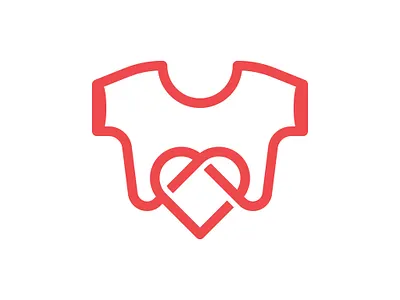 love shirt logo apparel brand brand and identity cloth dropsipping fashion heart knot logo logodesigner love minimilist premade logos shirt store t shirt trend trendy