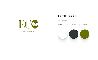 ECO ESSENCE | FICTIONAL LOGO ✨ adobe animation branding design eco fictional figma graphic design illustrator logo logo brand logo design