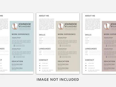 Creative Resume and cover letter Design branding cv graphic design logo resume resume template