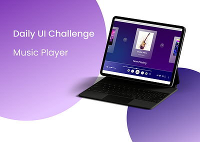 Music Player UI 009 daily ui challenge daily ui challenge 009 music player ui ux