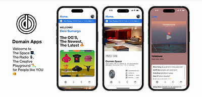 Domain Apps app design ui ux