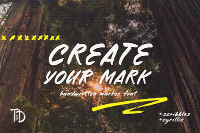 Create your mark handwritten marker font branding cyrillic font design graphic design handwriting font handwritten font handwritten typeface logo marker font retro font