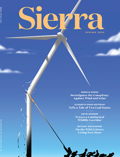 Sierra Club Spring Issue 2024 art branding design editorial illustration illustration logo metaphor narrative poster