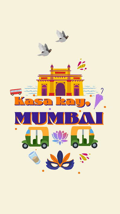 Mumbai.. design graphic design illustration