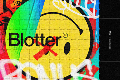 Blotter - LSD Paper Mockup 70s acd acid house blotter blotter lsd paper mockup house music lsd mock up mockup nightclub paper psychedelic