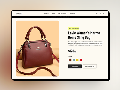 Customize Product - Daily UI Challenge - 33/100 above the fold app apparel bag color community customize color customize product design ecommerce figma figma file free download inspiration israt product details size ui uxisrat