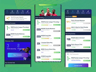 Fanbants Fantasy Home app design betting daily fantasy daily fantasy football fanbants football football daily fantasy mobile nigeria soccer sports betting ui ux