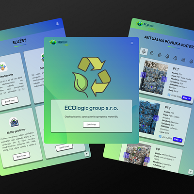 Ecologic company needs clean design | ECOlogic Group 🤝 enoughX branding clean css design eco ecologic enoughx html it minimalist portfolio project ui ux