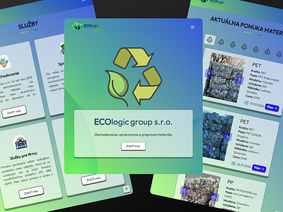 Ecologic company needs clean design | ECOlogic Group 🤝 enoughX branding clean css design eco ecologic enoughx html it minimalist portfolio project ui ux