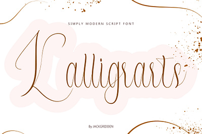 Kalligrarts | Script Font branding calligraphy design font graphic design illustration logo script