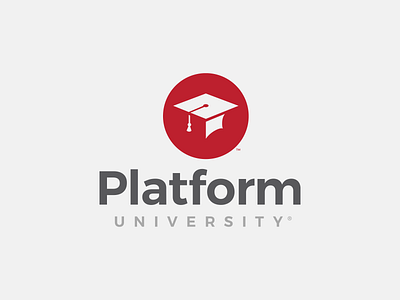 Platform University Brand Identity branding design logo vector