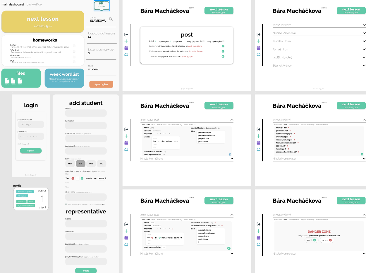 Example of BATCHELOR THESIS (UX/UI Part)