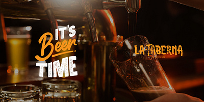 It's beer time + La Taberna - Branding branding graphic design logo