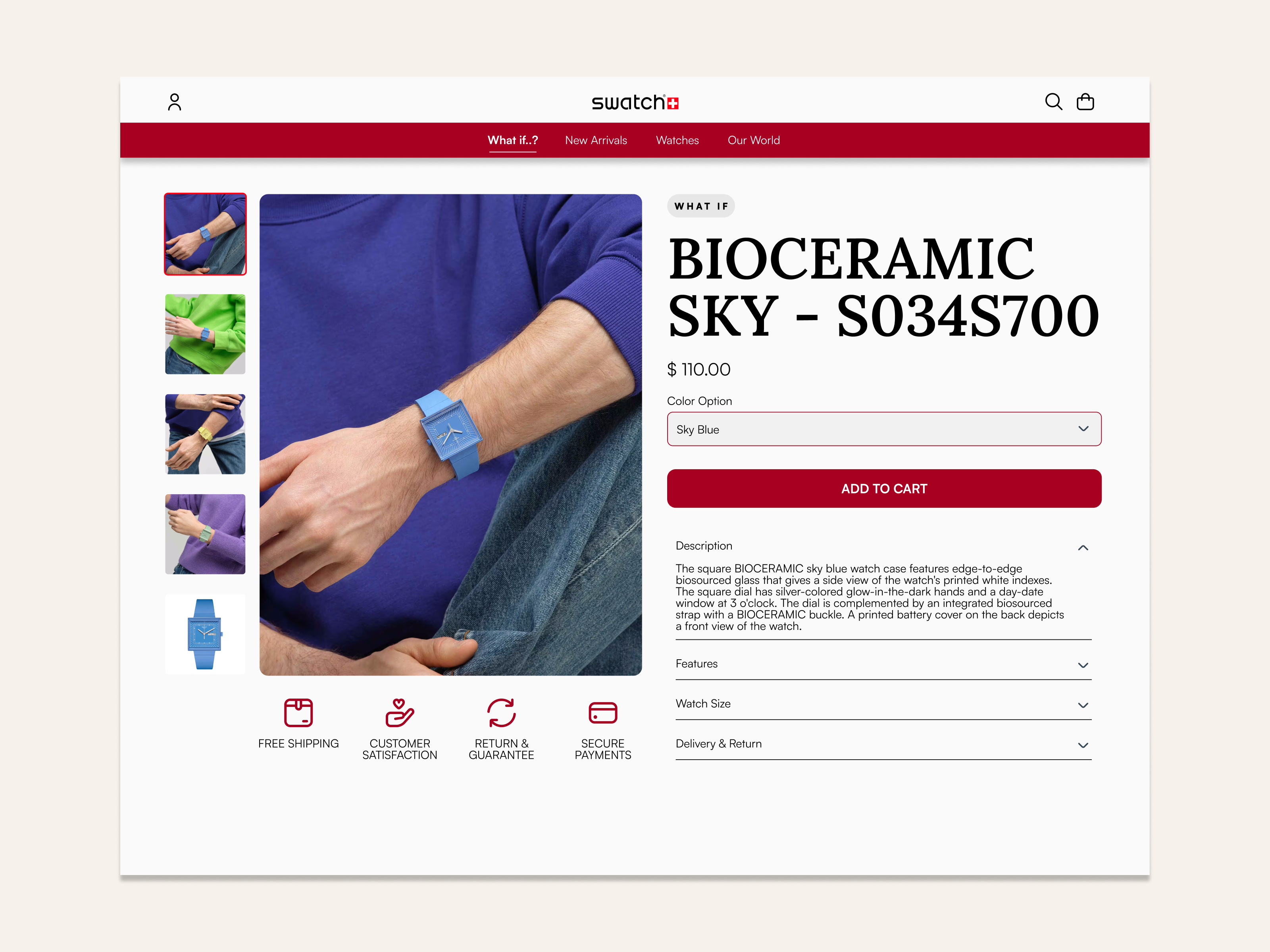 Example of Custom E Commerce Design