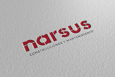 Narsus Construction branding graphic design logo