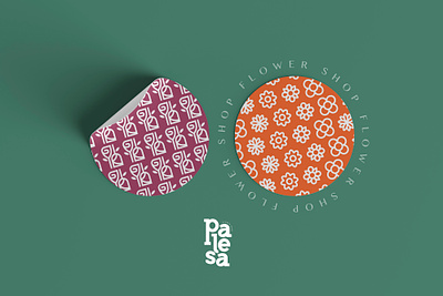 Palesa - Flower Shop branding graphic design logo