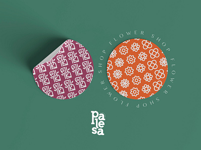 Palesa - Flower Shop branding graphic design logo