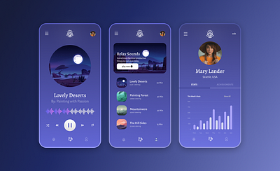 Meditation App app design meditation relax