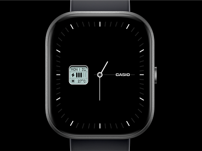 CASIO-Watchface applewatch cmf design nothing ui watchface