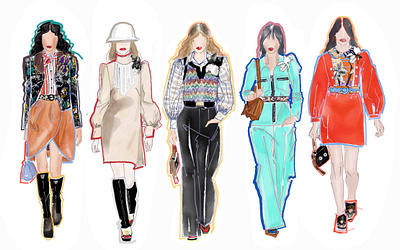 Digital Fashion illustration apparel sketch digital illustration fashion fashion illustration fashion sketch illustration