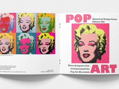 POP art Booklet booklet color design graphic design illustrator popart typography vector