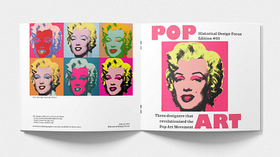 POP art Booklet booklet color design graphic design illustrator popart typography vector
