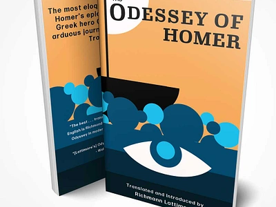 The Odessey of Homer Book Cover Design bookcover color design graphic design illustration typography