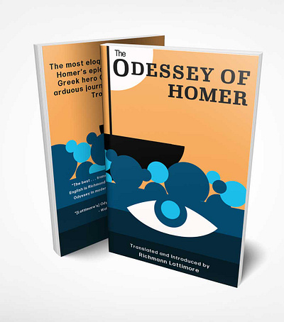 The Odessey of Homer Book Cover Design bookcover color design graphic design illustration typography