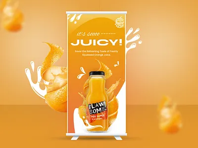 Banner Design | Juicy Flaw Some banner branding design flyer graphic design logo poster visual design