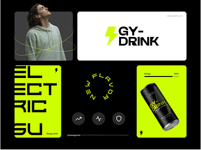 Energy Drink Branding 3d animation branding figma graphic design logo render ui user ux vector