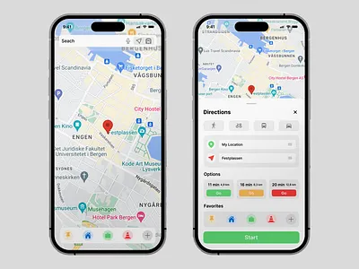 Location Tracker ui