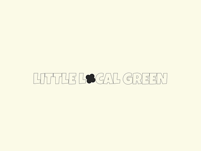 Logotype for "Little Local Green" ai brand identity branding farm figma font food graphic graphic design grass green identity local logo microgreen ui ukraine vegan vegetable