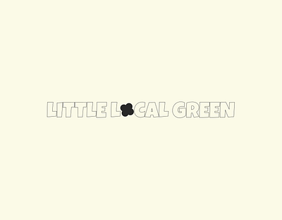 Logotype for "Little Local Green" ai brand identity branding farm figma font food graphic graphic design grass green identity local logo microgreen ui ukraine vegan vegetable