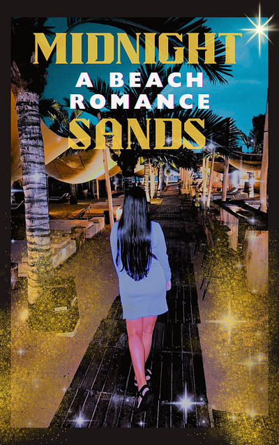 Midnight Sands - A beach Romance graphic design