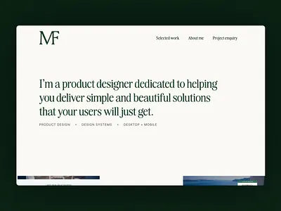 Portfolio branding design freelance portfolio typography ui ux web design