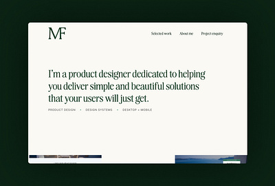 Portfolio branding design freelance portfolio typography ui ux web design