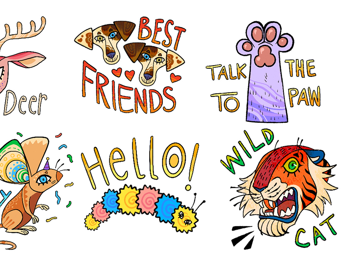 Snapchat sticker packs by Dominique Ramsey on Dribbble