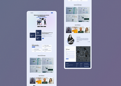 GeekyUX Agency Landing Page figma landing page ui user interface web design website