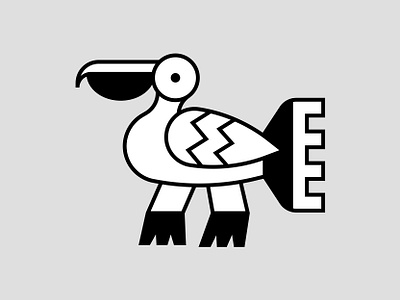 Ancient Duck animal bird icon illustration nature wildlife
