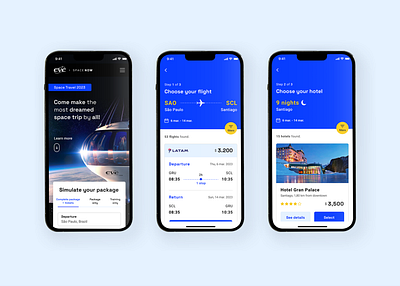 Space Now - Flight Booking booking cards checkout flight flight booking layout space space travel ui visual design