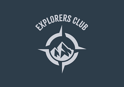 Explorers Club Logo Design branding design graphic design illustration logo typography vector