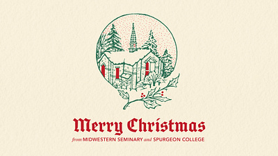 Christmas Design for Midwestern Seminary! christmas