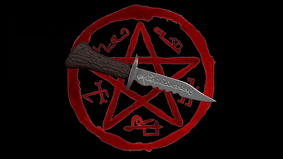 Demon Knife - Supernatural 3d 3dmodeling animation blender blender 3d blender3d blenderart cyclesrender demonknife demons design graphic design knife render spn supernatural supernatural props supernaturalinspired tv show weapon