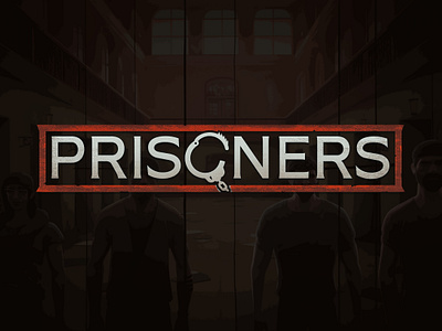 PRISONERS Game Logo game art game logo graphic design gui logo logo design