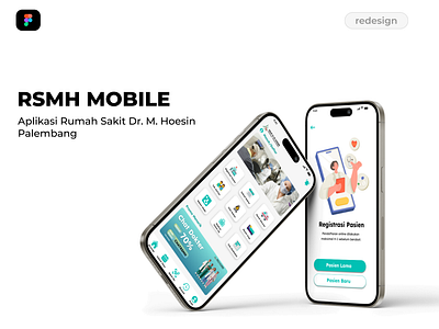 UI/UX Case Study - Redesign Hospital App (RSMH Mobile) android appdesign figma hospital hospitalapp mobileapp redesign rsmh rumahsakit ui uidesign uidesigner userinterfacedesign ux uxdesign uxdesigner