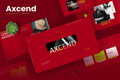 Axcend PowerPoint Template axcend business fashion green gsl key modern ppt pptx presentation template red ui urban website