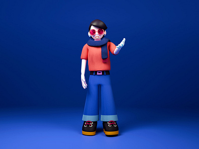 PeopleSpot Character: Conversations 3d blender character illustration