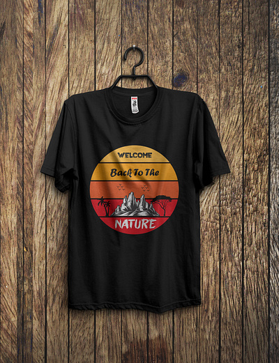 Nature T shirt Design for summer branding design free t shirt graphic graphic design illustration logo summer t shirt design t shirt t shirts tshirt design typography ui ux vector