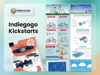 Indiegogo Kickstarts graphic design