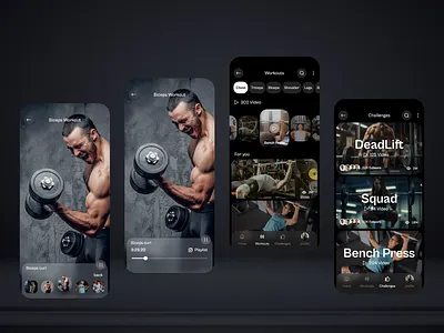 BeFit- Gym workout Mobile App befitgym branding fitness gymworkout mobileapp ui ux